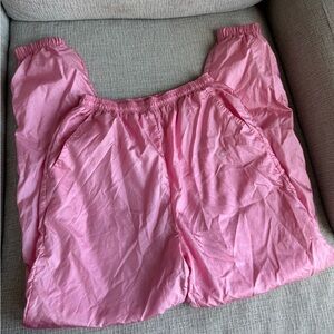 Adidas Pink Sweatpants Relaxed Fit Joggers